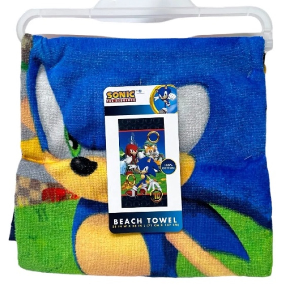 💜Sonic The Hedgehog Beach Towel